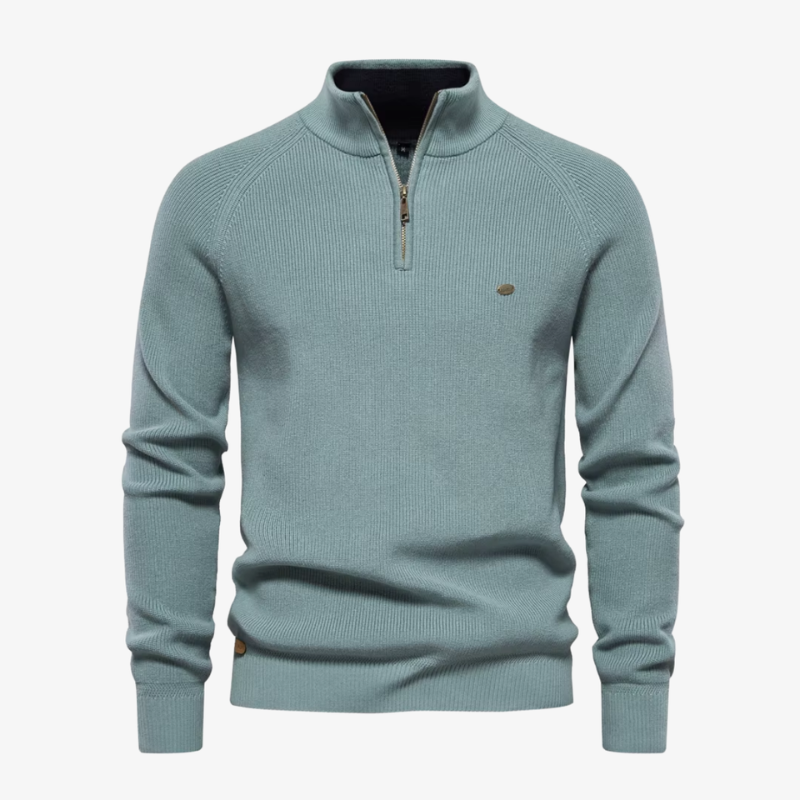 The Mercer Wool Quarter-Zip Sweater