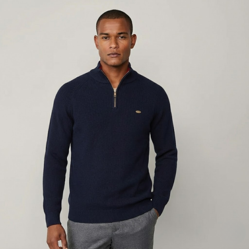 The Mercer Wool Quarter-Zip Sweater