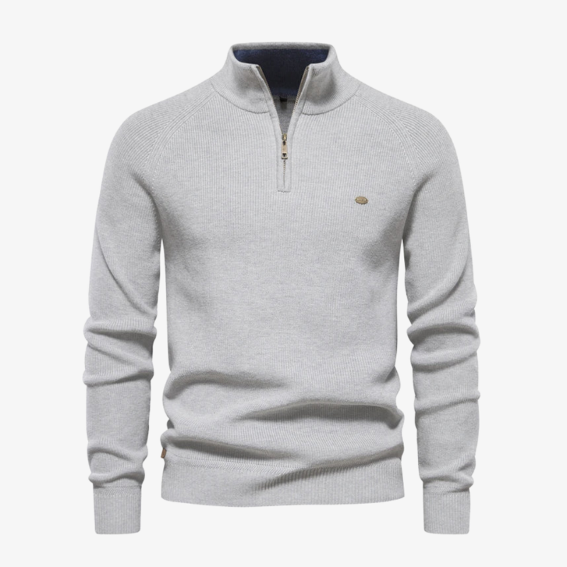 The Mercer Wool Quarter-Zip Sweater