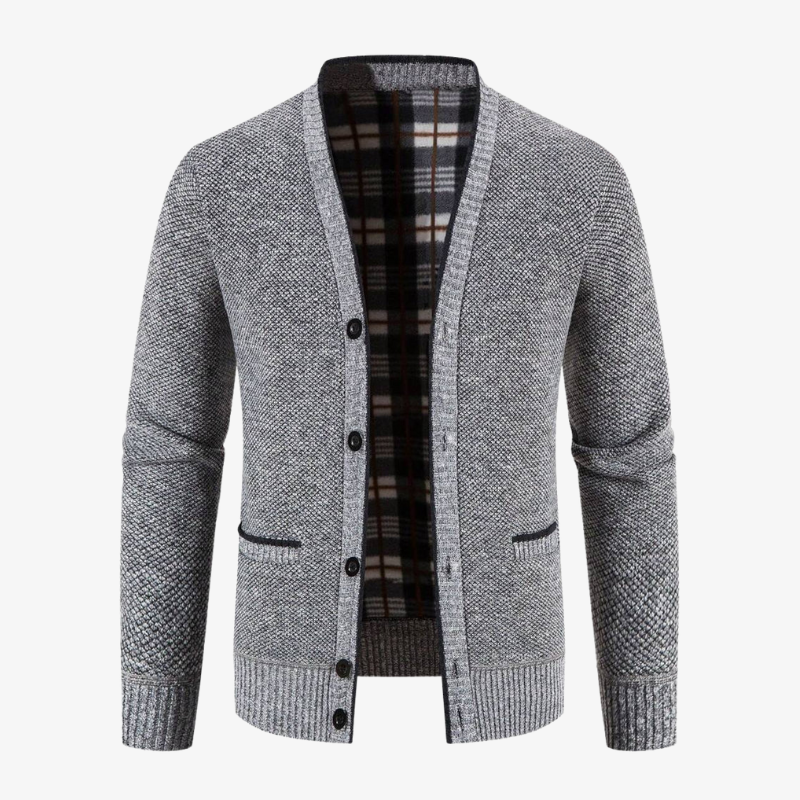 The Sheffield Thermal-Lined Knit Cardigan