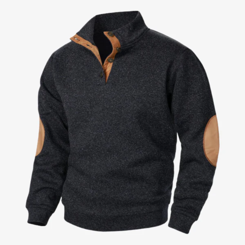 The Cotswold Heritage Button-Neck Pullover