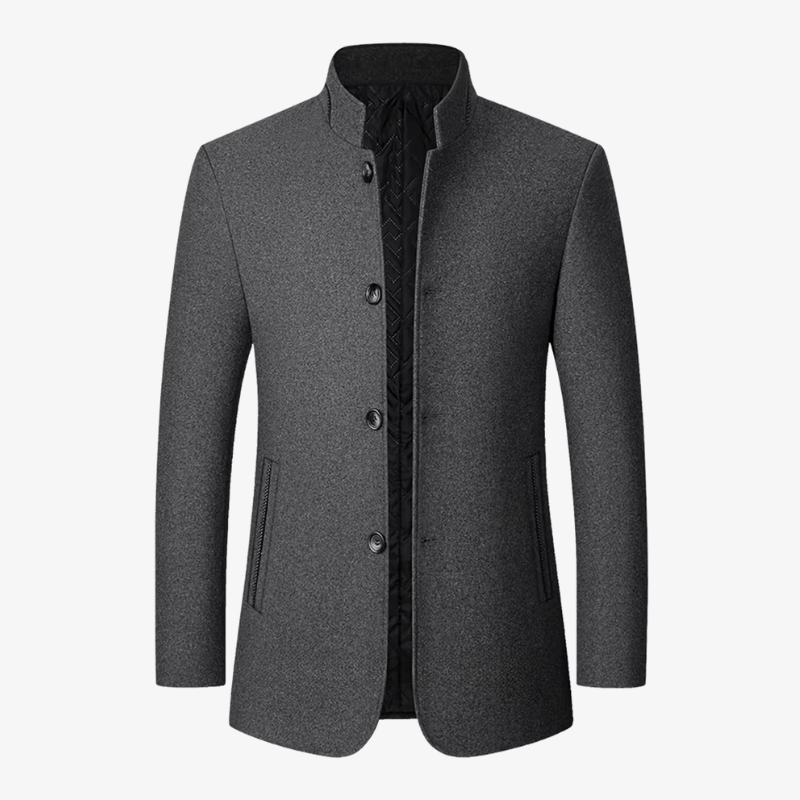 The Kingston Insulated Stand Collar Overcoat