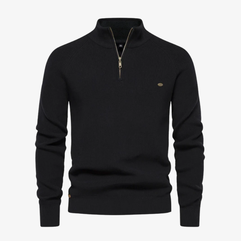 The Mercer Wool Quarter-Zip Sweater