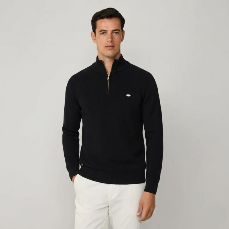 The Mercer Wool Quarter-Zip Sweater