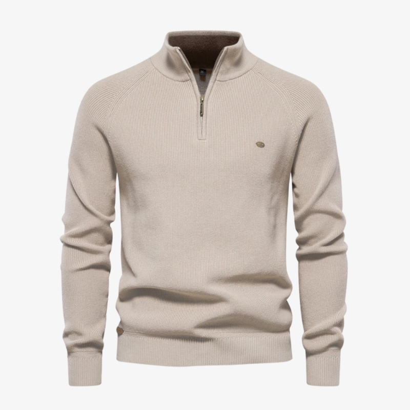 The Mercer Wool Quarter-Zip Sweater