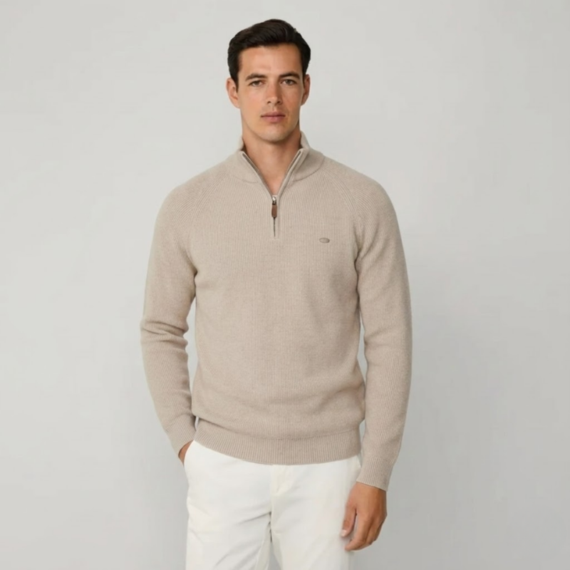 The Mercer Wool Quarter-Zip Sweater