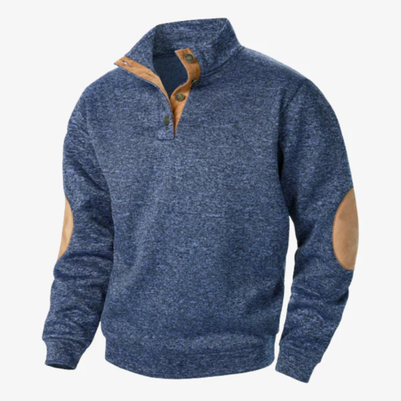 The Cotswold Heritage Button-Neck Pullover