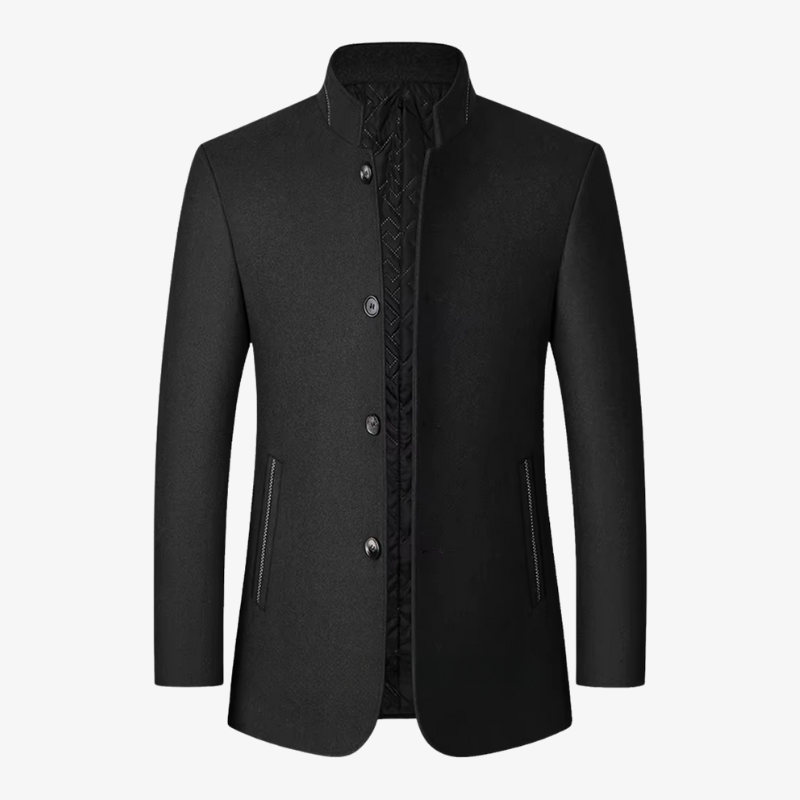 The Kingston Insulated Stand Collar Overcoat