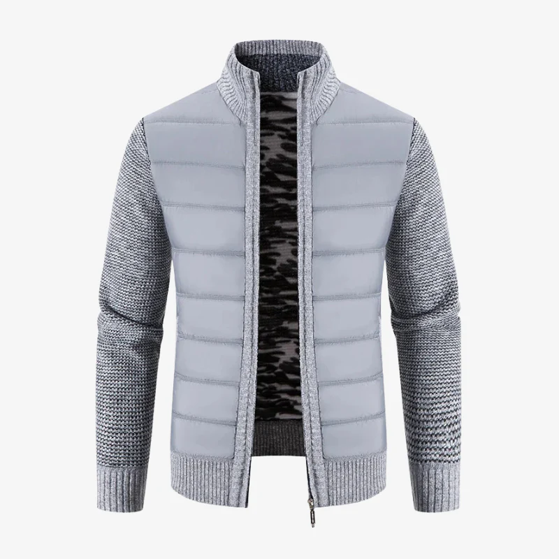 The Vail Hybrid Puffer Cardigan