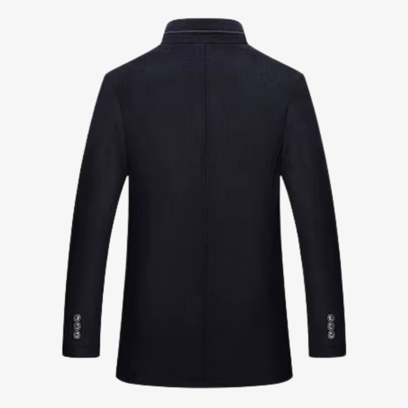 The Manhattan Structured Wool-Blend Overcoat