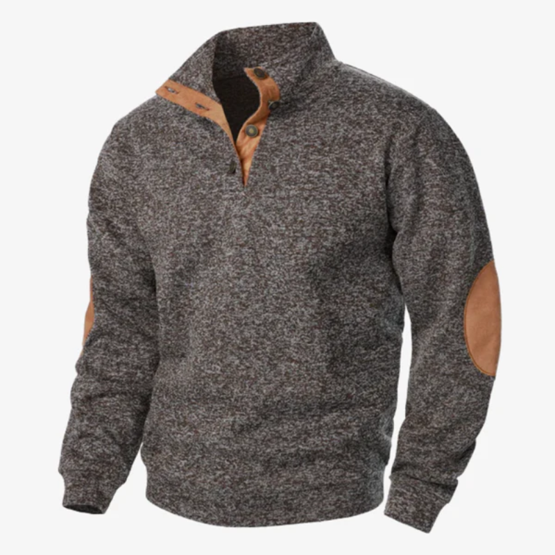The Cotswold Heritage Button-Neck Pullover