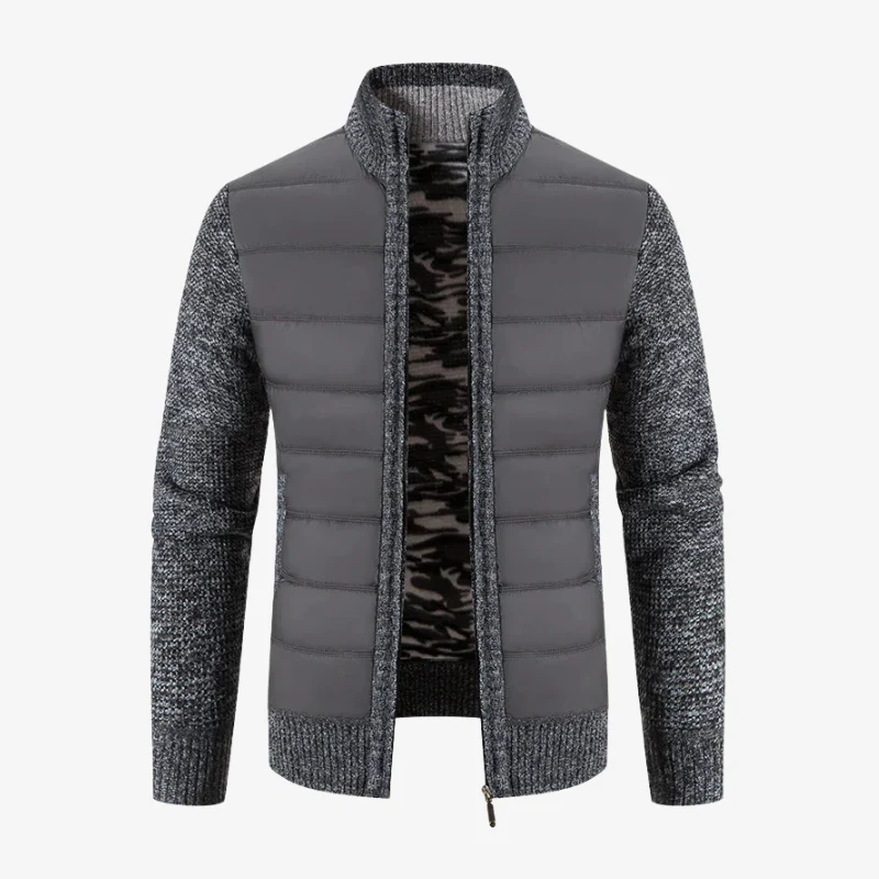 The Vail Hybrid Puffer Cardigan