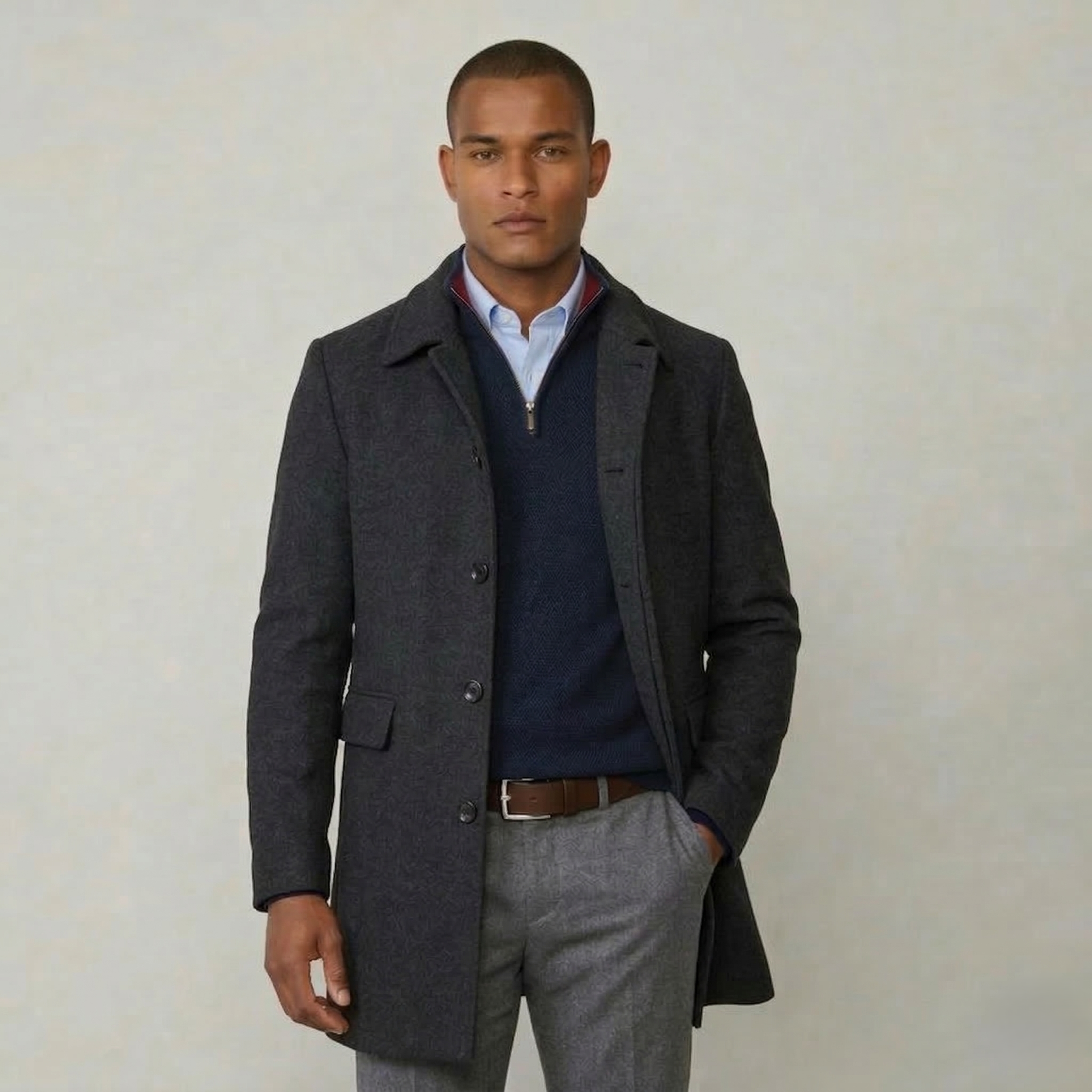 The Windsor Wool-Blend Executive Topcoat