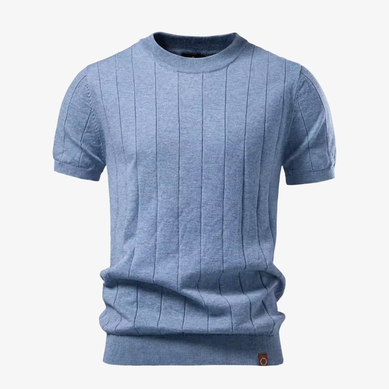 The Montecito Ribbed Knit Tee