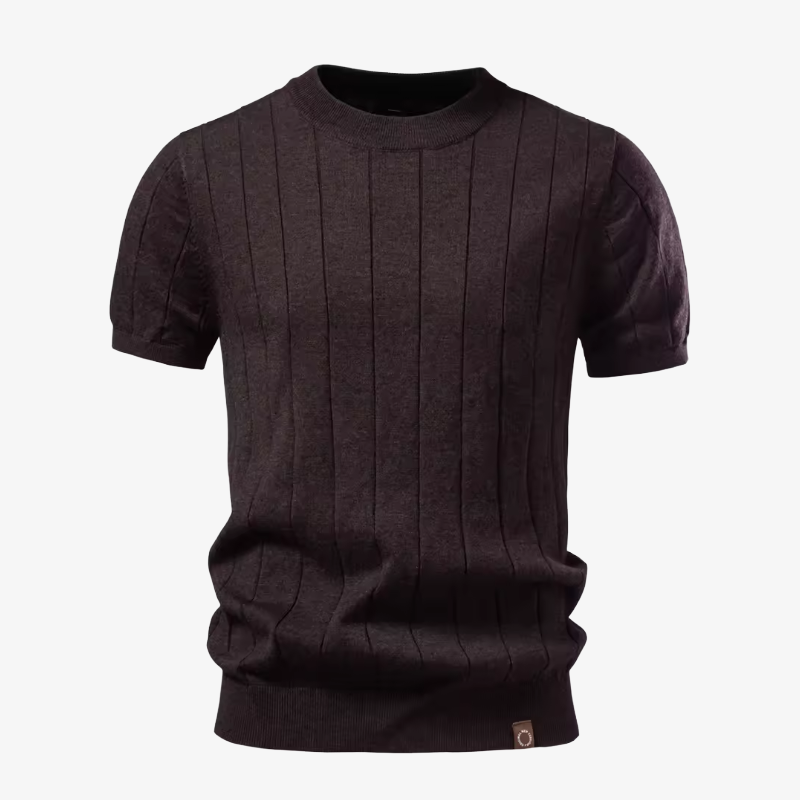 The Montecito Ribbed Knit Tee
