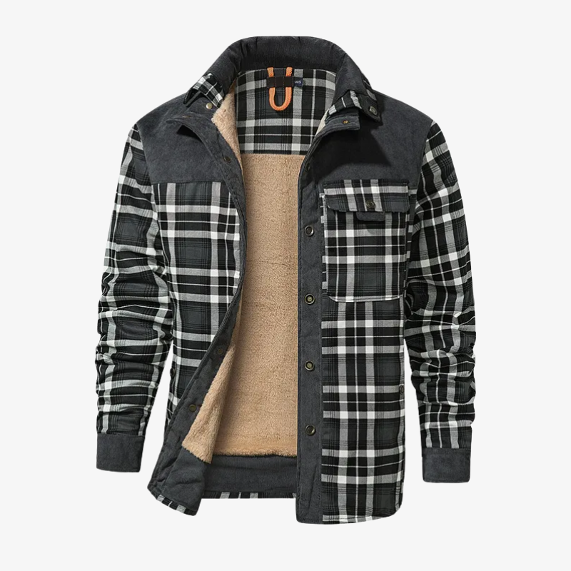 The Aspen Sherpa-Lined Flannel Shirt Jacket