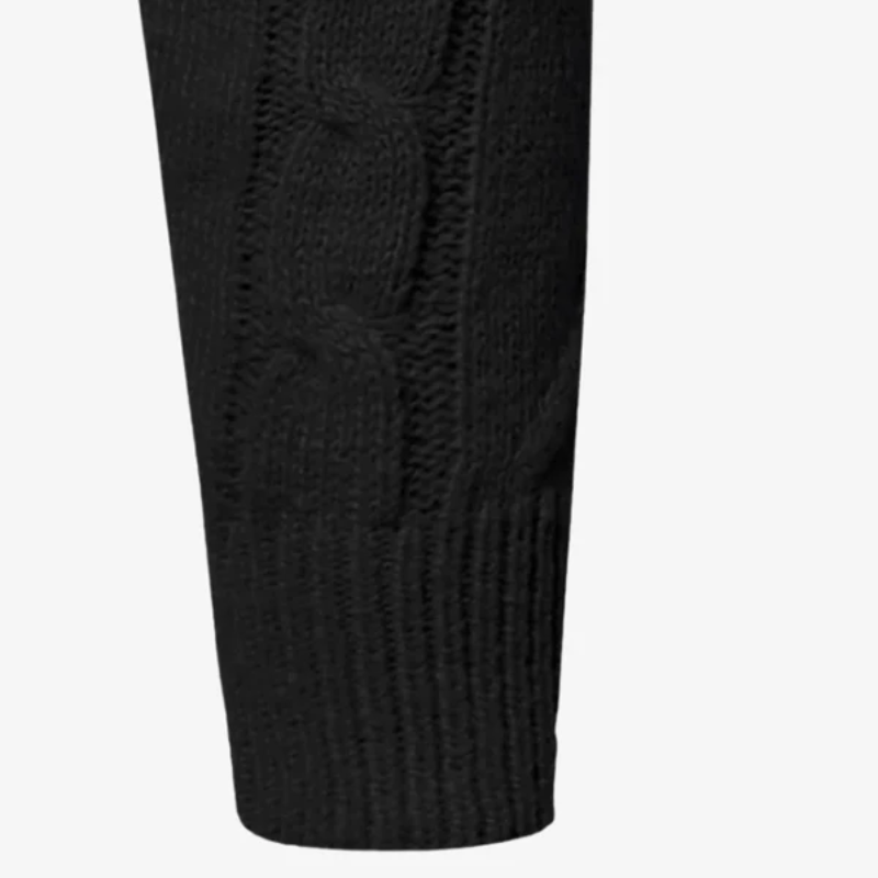 The Greenwich Cable-Knit Turtleneck Sweater