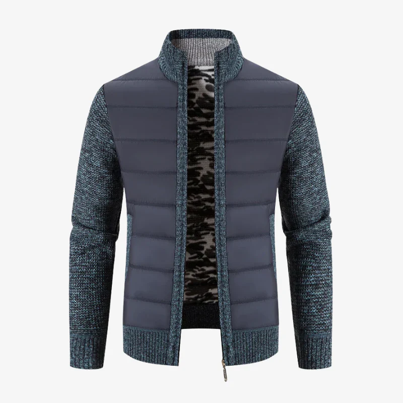 The Vail Hybrid Puffer Cardigan