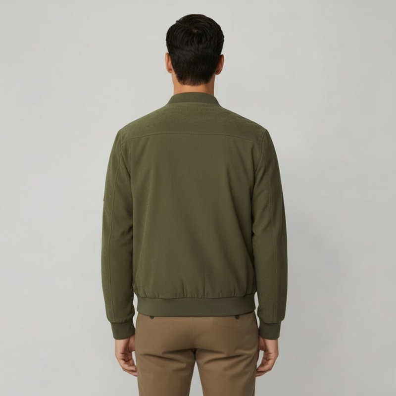 The Kensington Premium Suede Bomber Jacket