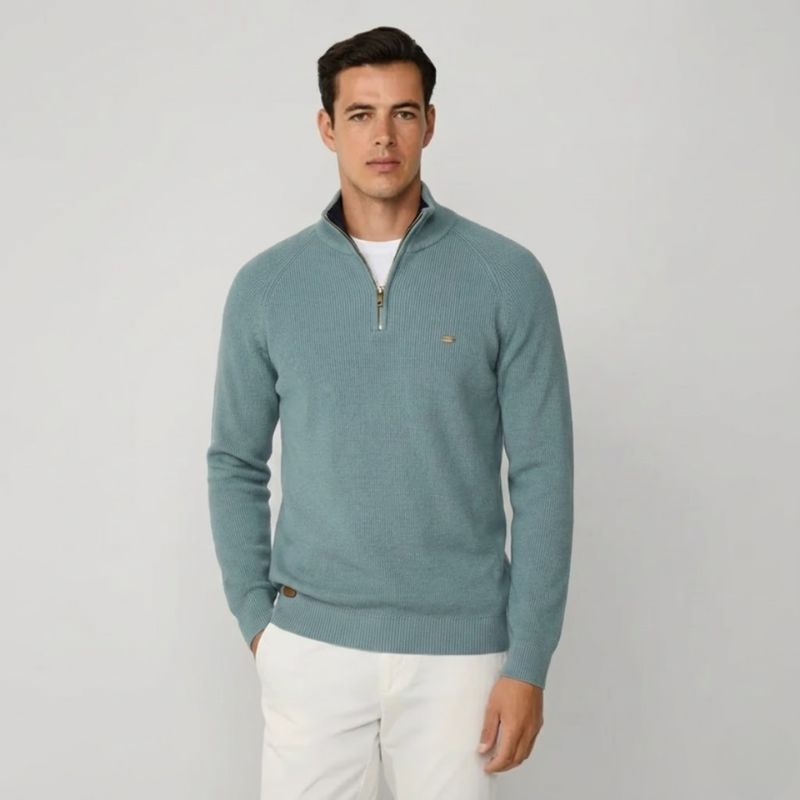 The Mercer Wool Quarter-Zip Sweater