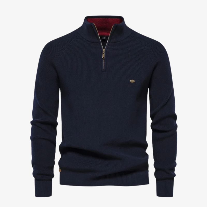 The Mercer Wool Quarter-Zip Sweater
