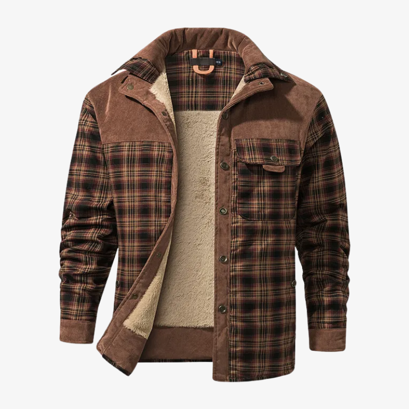 The Aspen Sherpa-Lined Flannel Shirt Jacket