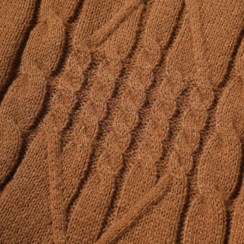 The Greenwich Cable-Knit Turtleneck Sweater