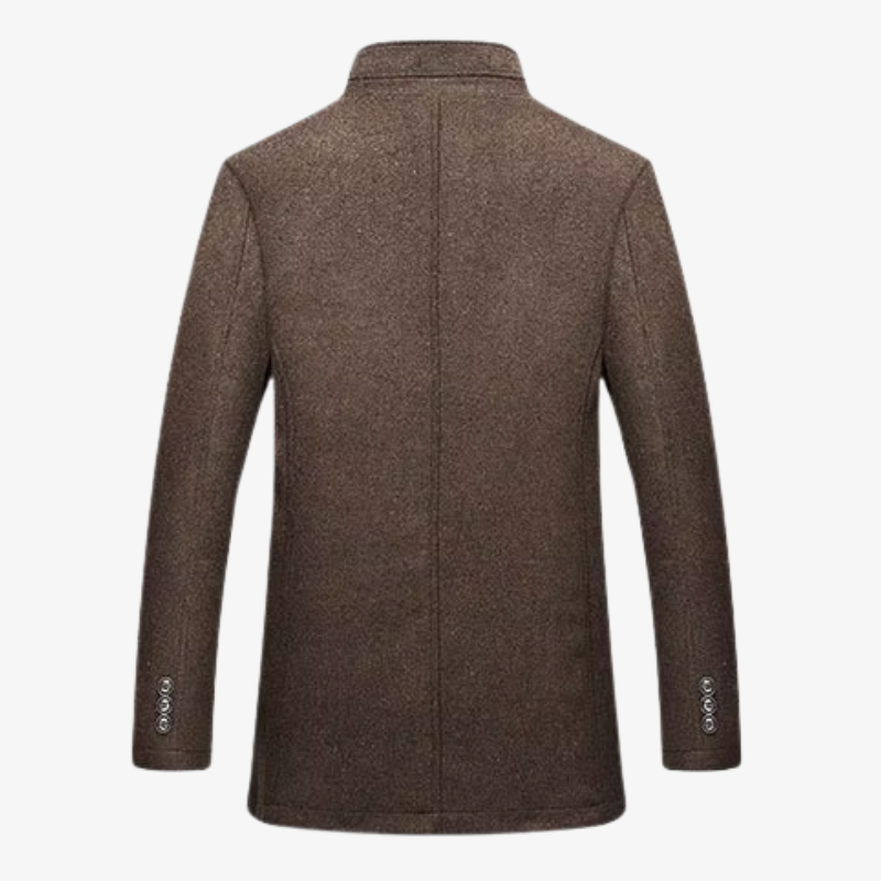 The Manhattan Structured Wool-Blend Overcoat