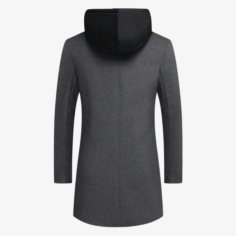 The Hudson Hooded Executive Overcoat