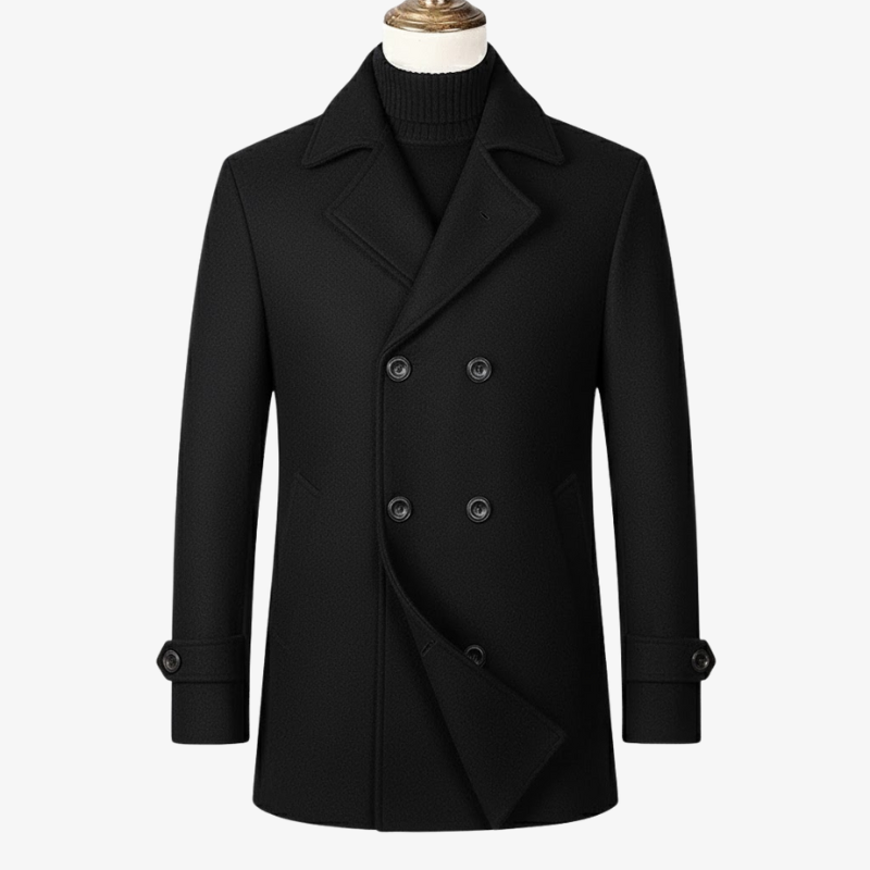 The Greenwich Double-Breasted Heritage Peacoat