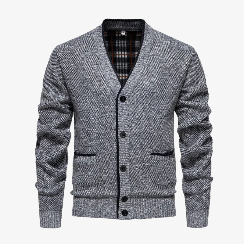 The Sheffield Thermal-Lined Knit Cardigan