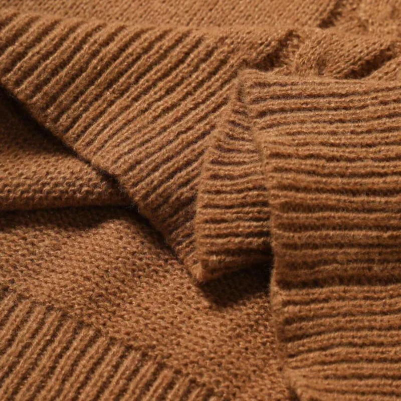 The Greenwich Cable-Knit Turtleneck Sweater