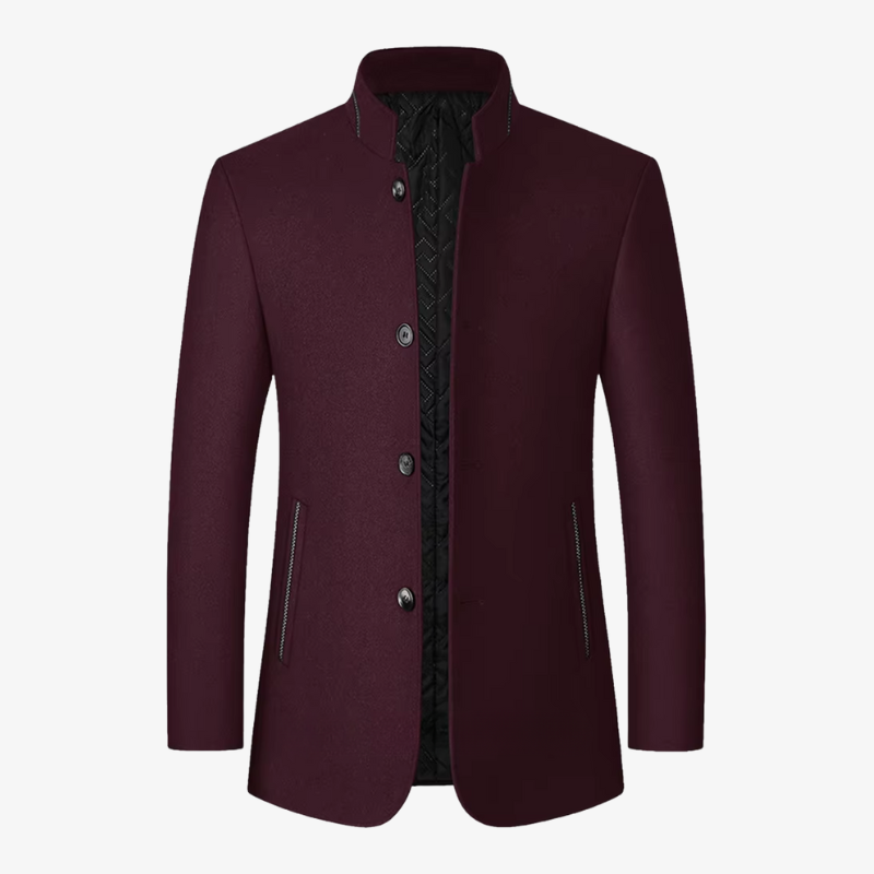 The Kingston Insulated Stand Collar Overcoat