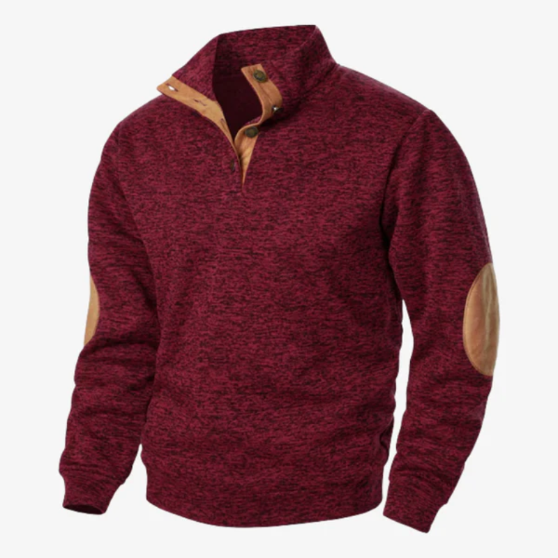 The Cotswold Heritage Button-Neck Pullover
