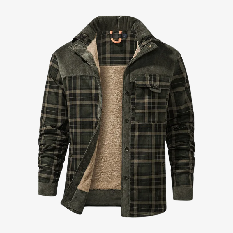 The Aspen Sherpa-Lined Flannel Shirt Jacket