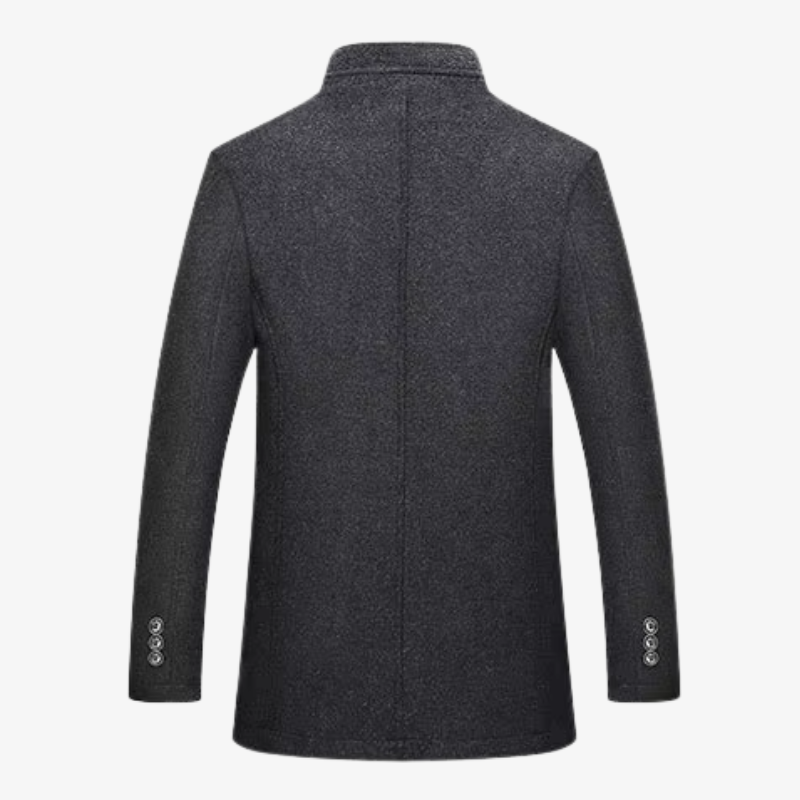The Manhattan Structured Wool-Blend Overcoat