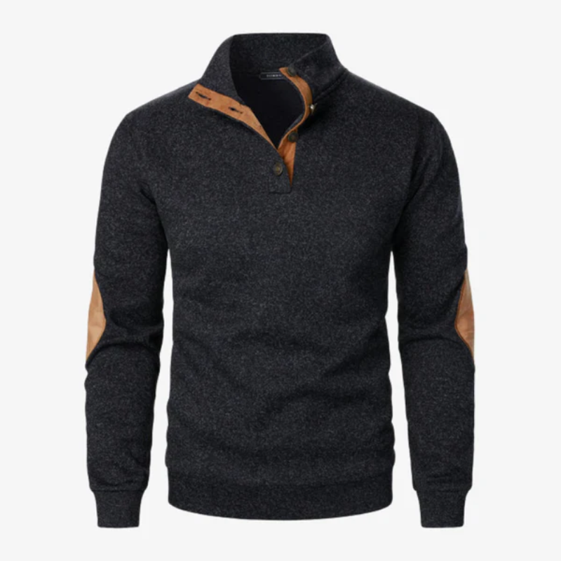 The Cotswold Heritage Button-Neck Pullover