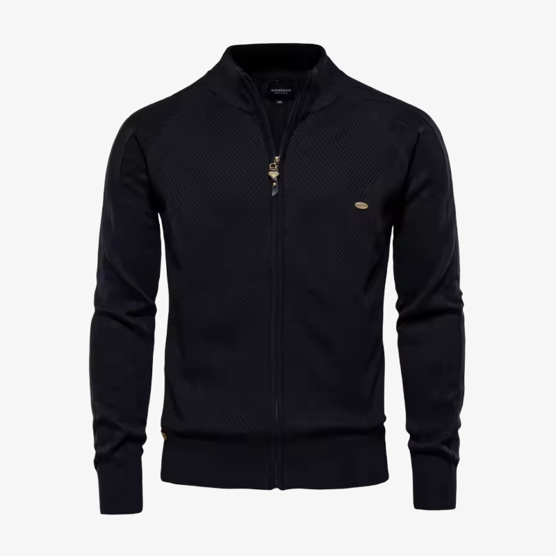 The Telluride Textured Zip Cardigan
