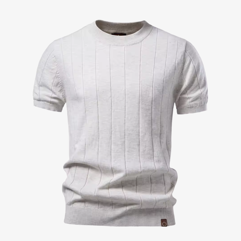 The Montecito Ribbed Knit Tee
